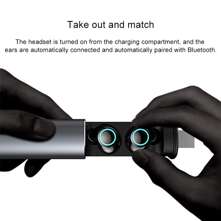 S5 Twins Sports Magnetic Ear-in TWS Bluetooth V5.0 Wireless Earphones(Gold) - TWS Earphone by PMC TechLife | Online Shopping South Africa | PMC TechLife