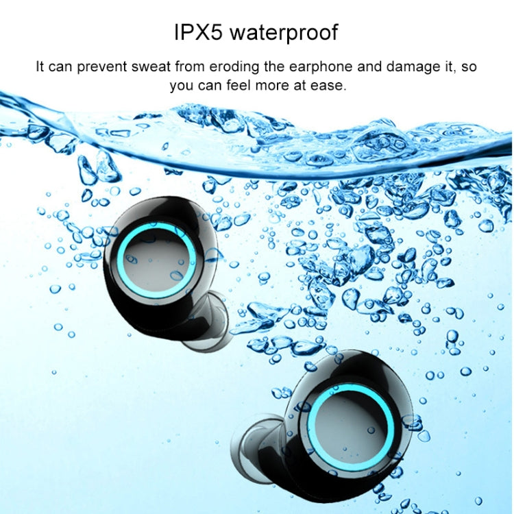S5 Twins Sports Magnetic Ear-in TWS Bluetooth V5.0 Wireless Earphones(Gold) - TWS Earphone by PMC TechLife | Online Shopping South Africa | PMC TechLife
