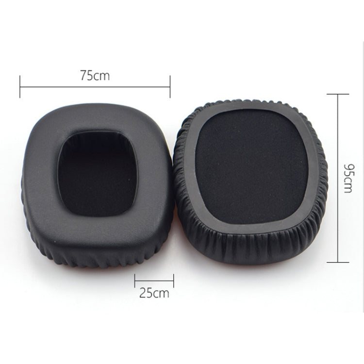 For JBL J88 / J88I / j88A Headphones Leather + Memory Foam Soft Earphone Protective Cover Earmuffs, One Pair (Black) - Earmuff & Pad by PMC TechLife | Online Shopping South Africa | PMC TechLife