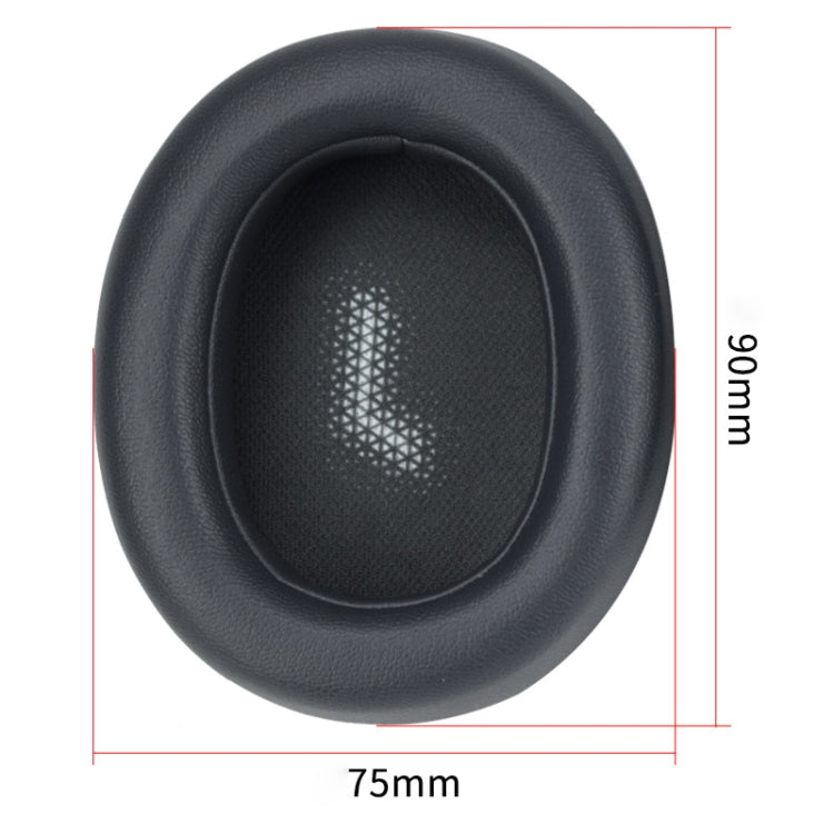 For JBL Everest Elite 750NC Headphones Imitation Leather + Foam Soft Earphone Protective Cover Earmuffs, One Pair(Blue) - Earmuff & Pad by PMC TechLife | Online Shopping South Africa | PMC TechLife