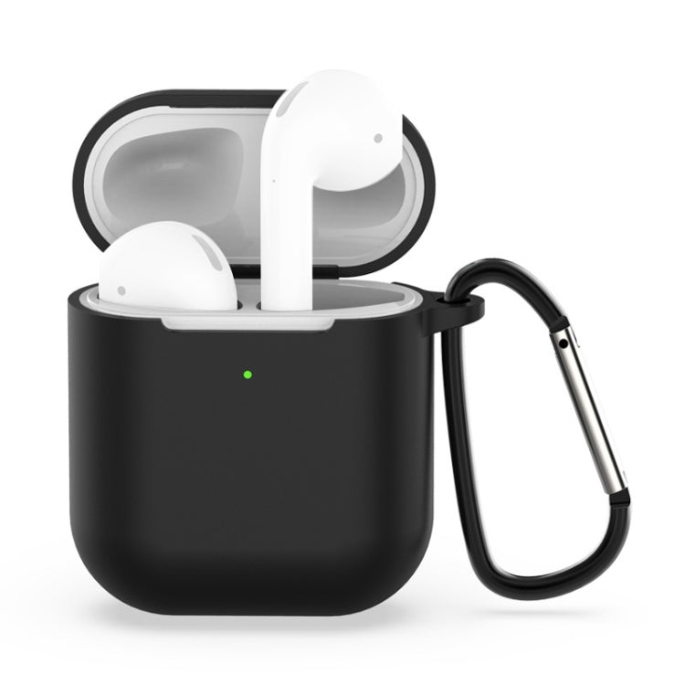 Wireless Earphones Shockproof Silicone Protective Case for Apple AirPods 1 / 2(Black) - For AirPods 1/2 by PMC TechLife | Online Shopping South Africa | PMC TechLife | Buy Now Pay Later Mobicred