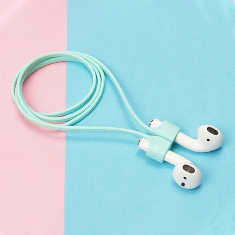 Wireless Bluetooth Headset Anti-lost Rope Magnetic Silicone Lanyard for Apple AirPods 1 / 2(Mint Green) - Anti-lost & Holder by PMC TechLife | Online Shopping South Africa | PMC TechLife