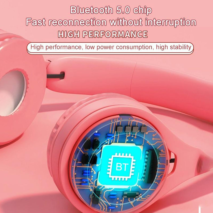 Y08 Hifi Sound Quality Macaron Bluetooth Headset, Supports Calling & TF Card & 3.5mm AUX (Green) - Headset & Headphone by PMC TechLife | Online Shopping South Africa | PMC TechLife