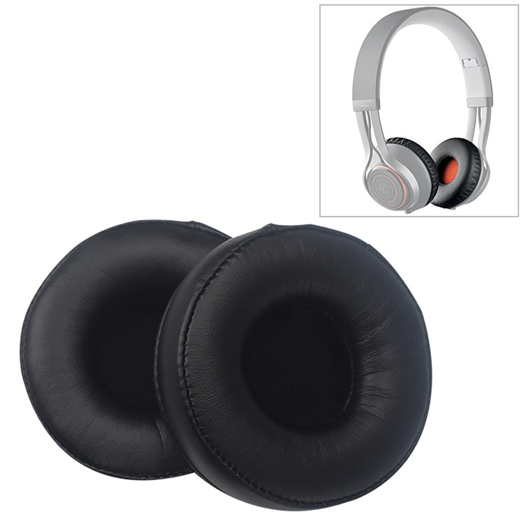 2 PCS For Jabra Revo Wireless Headphone Cushion Sponge Leather Cover Earmuffs Replacement Earpads(Black) - Earmuff & Pad by PMC TechLife | Online Shopping South Africa | PMC TechLife