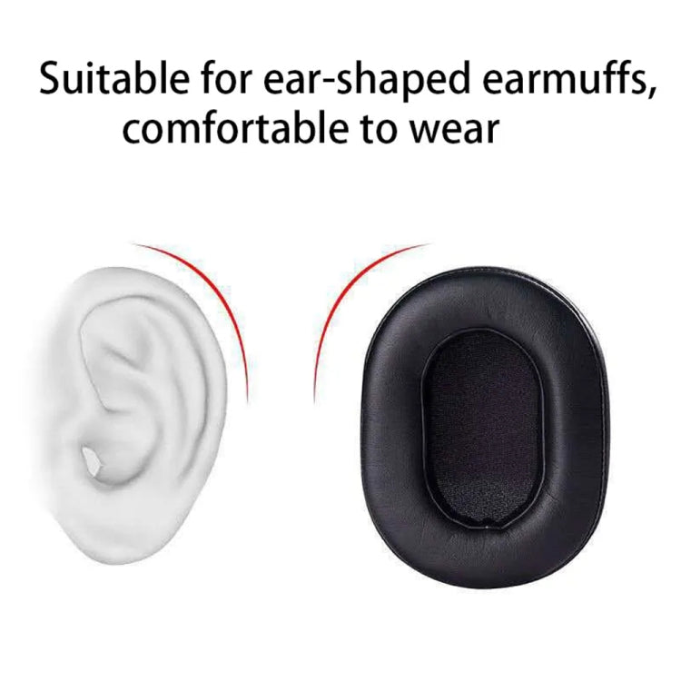 1 Pair Soft Sponge Earmuff Headphone Jacket for Audio-technica ATH-MSR7 / M50X / M20 / M40 / M40X(Brown) - Earmuff & Pad by PMC TechLife | Online Shopping South Africa | PMC TechLife