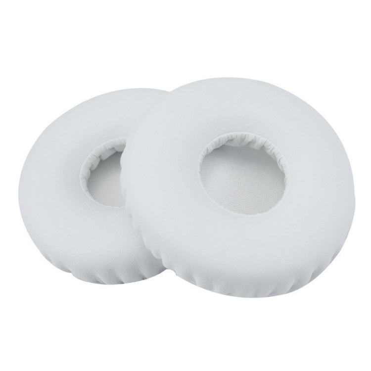 2 PCS For Sony MDR-XB450AP / XB550 / XB650 / XB400 Earphone Cushion Cover Earmuffs Replacement Earpads with Mesh(White) - Earmuff & Pad by PMC TechLife | Online Shopping South Africa | PMC TechLife