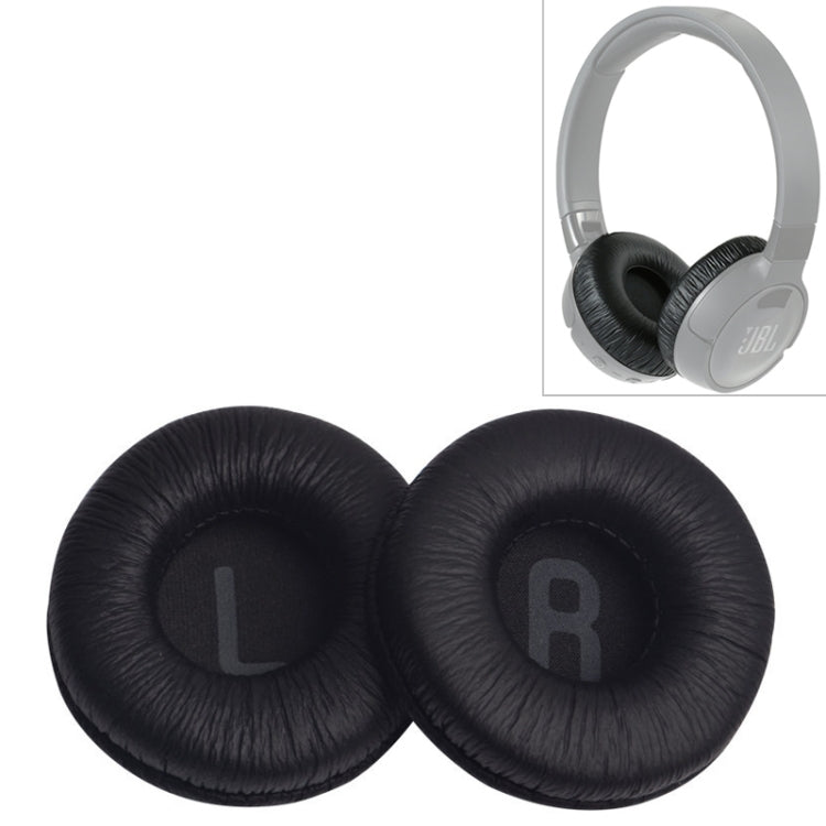 2 PCS For JBL Tune 600BTNC / T500BT / T450BT Earphone Cushion Cover Earmuffs Replacement Earpads with Mesh(Black) - Earmuff & Pad by PMC TechLife | Online Shopping South Africa | PMC TechLife