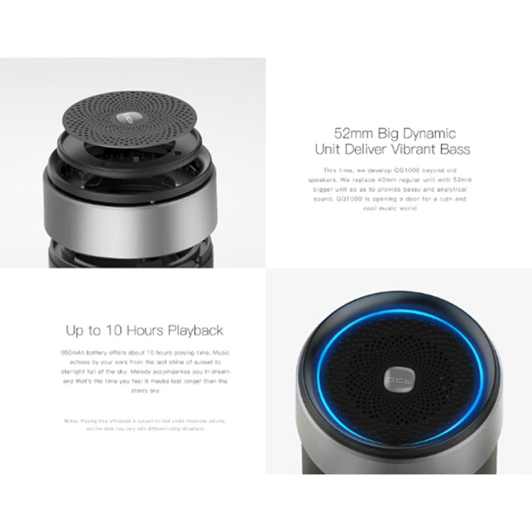 QCY BOX1 Portable Mini Speaker Wireless Music Metal V4.2 Bluetooth Loudspeakers - free shipping - PMC TechLife - Order now!