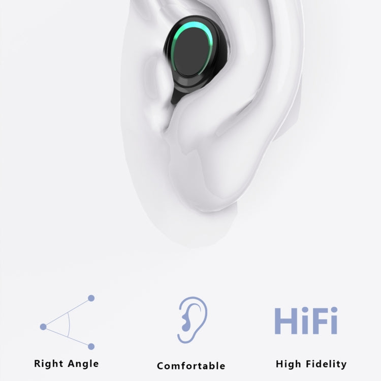 MD06 Mini In-ear TWS Wireless Touch Digital Display Bluetooth Earphone (Pink) - TWS Earphone by PMC TechLife | Online Shopping South Africa | PMC TechLife