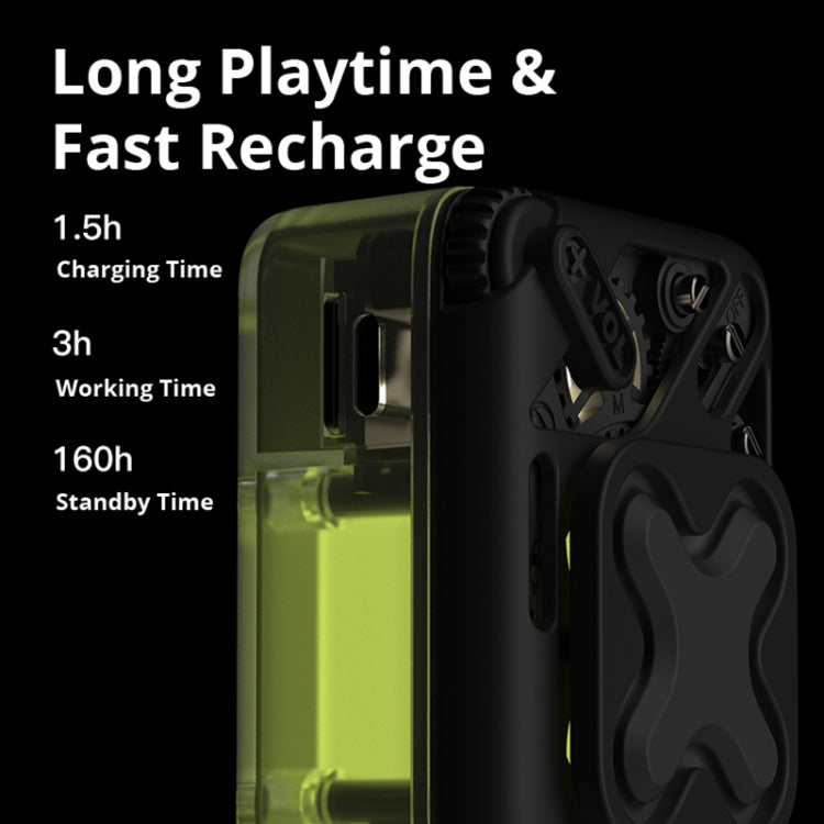 D MOOSTER D16 Portable HiFi Bluetooth 5.3 Speaker, Support TF Card (White) - free shipping - PMC TechLife - Order now!