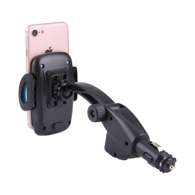 HC006 2 in 1 Car Charger & 360 Rotation Holder, Random Color Delivery, For iPhone, Galaxy, Huawei, Xiaomi, LG, HTC and other Smartphones of width 47-92mm Smartphone - Car Holders by PMC TechLife | Online Shopping South Africa | PMC TechLife
