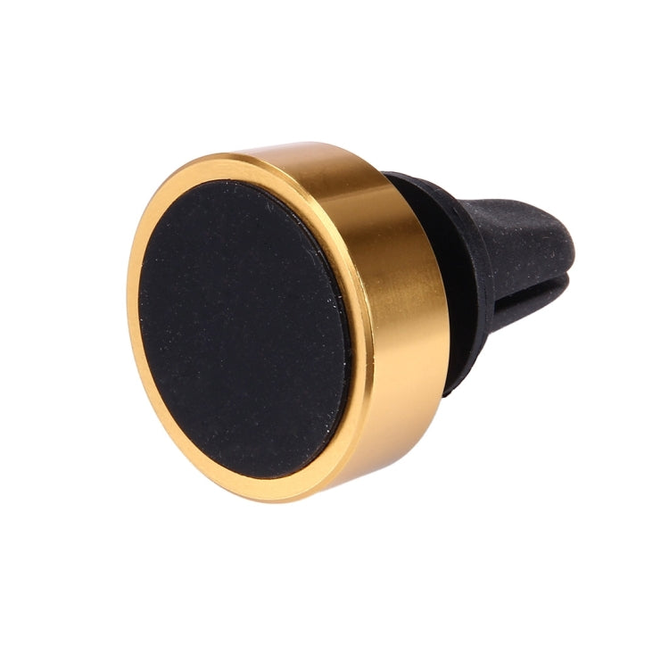 Car Magnetic Air Vent Mount Dock Holder with Quick-snap, For iPhone, Galaxy, Huawei, Xiaomi, LG, HTC and other Smartphones(Gold) - Car Holders by PMC TechLife | Online Shopping South Africa | PMC TechLife