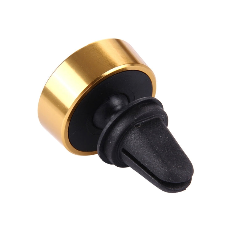 Car Magnetic Air Vent Mount Dock Holder with Quick-snap, For iPhone, Galaxy, Huawei, Xiaomi, LG, HTC and other Smartphones(Gold) - Car Holders by PMC TechLife | Online Shopping South Africa | PMC TechLife