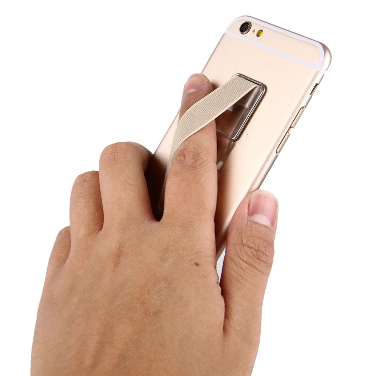 2 in 1 Adjustable Universal Mini Adhesive Holder Stand + Slim Finger Grip, Size: 7.3 x 2.2 x 0.3 cm(Gold) - Ring Holder by PMC TechLife | Online Shopping South Africa | PMC TechLife