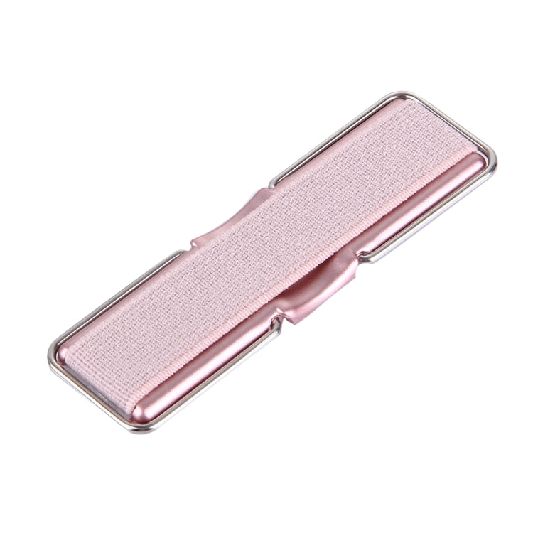 2 in 1 Adjustable Universal Mini Adhesive Holder Stand + Slim Finger Grip, Size: 7.3 x 2.2 x 0.3 cm(Rose Gold) - Ring Holder by PMC TechLife | Online Shopping South Africa | PMC TechLife