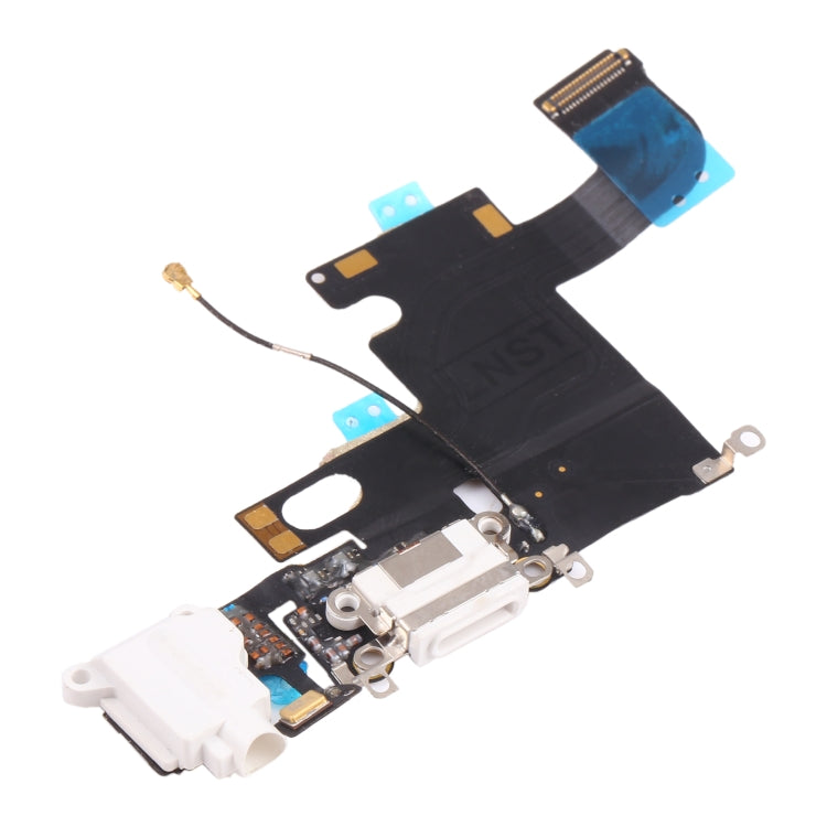 Original Charging Port Flex Cable for iPhone 6 (White) - free shipping - PMC TechLife - Order now!