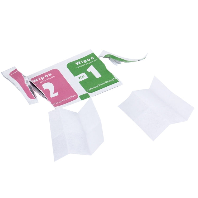 100 PCS Dry-Wet Wipes Screen Protectors Accessories Alcohol for Pad Mobile Phone Watch Screen Cleaning Cloth - Others by DIYLooks | Online Shopping South Africa | PMC TechLife