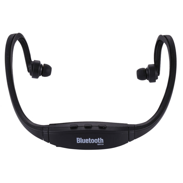 BS19 Life Sweatproof Stereo Wireless Sports Bluetooth Earbud Earphone In-ear Headphone Headset with Hands Free Call, For Smart Phones & iPad & Laptop & Notebook & MP3 or Other Bluetooth Audio Devices(Black) - Sport Earphone by PMC TechLife | Online Shopping South Africa | PMC TechLife