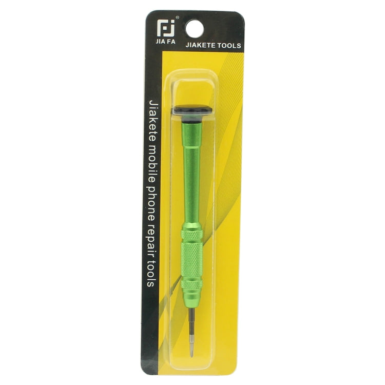 JIAFA JF-609-0.8 Pentalobe 0.8 Screwdriver for iPhone Charging Port Screws (Green) - Screwdriver by JIAFA | Online Shopping South Africa | PMC TechLife