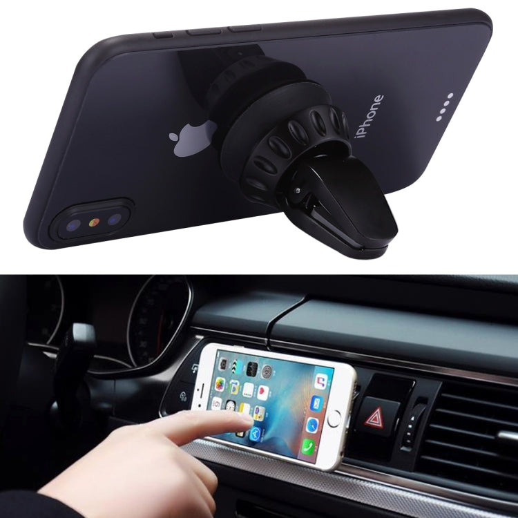 Silicone Sucker Universal Car Air Vent Phone Holder Stand Mount , For iPhone, Samsung, Sony, Lenovo, HTC, Huawei, and other Smartphones(Black) - Car Holders by PMC TechLife | Online Shopping South Africa | PMC TechLife
