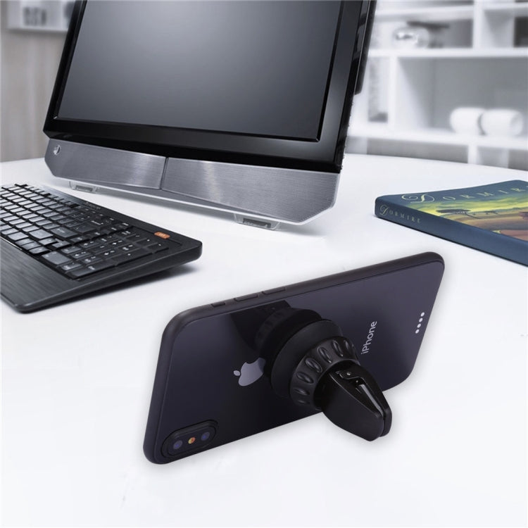 Silicone Sucker Universal Car Air Vent Phone Holder Stand Mount , For iPhone, Samsung, Sony, Lenovo, HTC, Huawei, and other Smartphones(Black) - Car Holders by PMC TechLife | Online Shopping South Africa | PMC TechLife