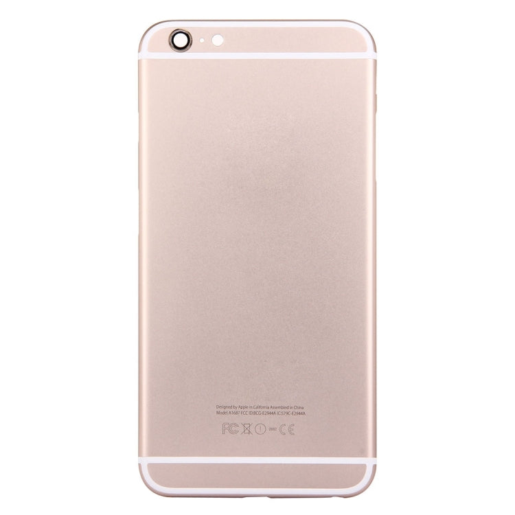 5 in 1 for iPhone 6s Plus (Back Cover + Card Tray + Volume Control Key + Power Button + Mute Switch Vibrator Key) Full Assembly Housing Cover(Gold) - iPhone 6S/6S Plus Parts by PMC TechLife | Online Shopping South Africa | PMC TechLife