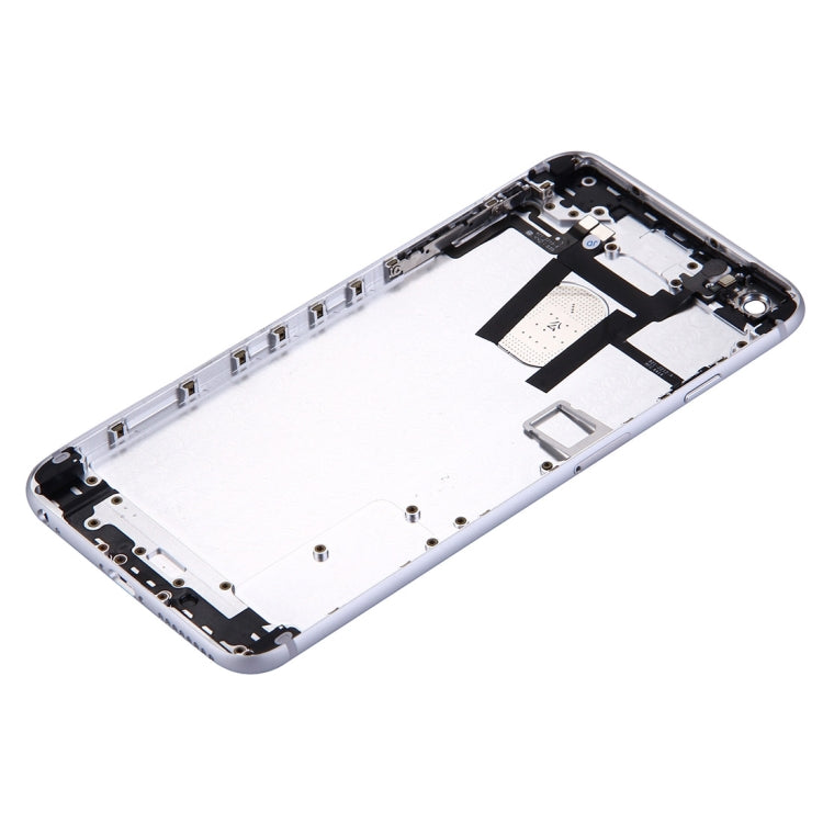 Full Housing Back Cover with Power Button & Volume Button Flex Cable for iPhone 6 Plus(Silver) - iPhone 6/6 Plus Parts by PMC TechLife | Online Shopping South Africa | PMC TechLife