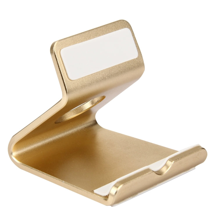 Exquisite Aluminium Alloy Desktop Holder Stand DOCK Cradle For iPhone, Galaxy, Huawei, Xiaomi, LG, HTC and 7 inch Tablet(Gold) - Desktop Holder by PMC TechLife | Online Shopping South Africa | PMC TechLife