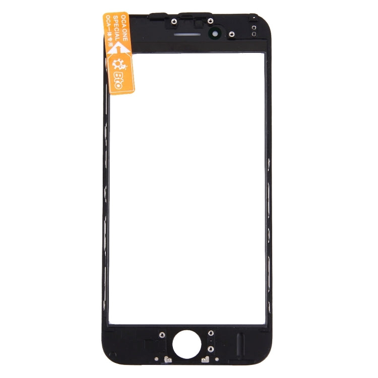 Front Screen Outer Glass Lens with Front LCD Screen Bezel Frame & OCA Optically Clear Adhesive for iPhone 6 Plus(Black) - free shipping - PMC TechLife - Order now!