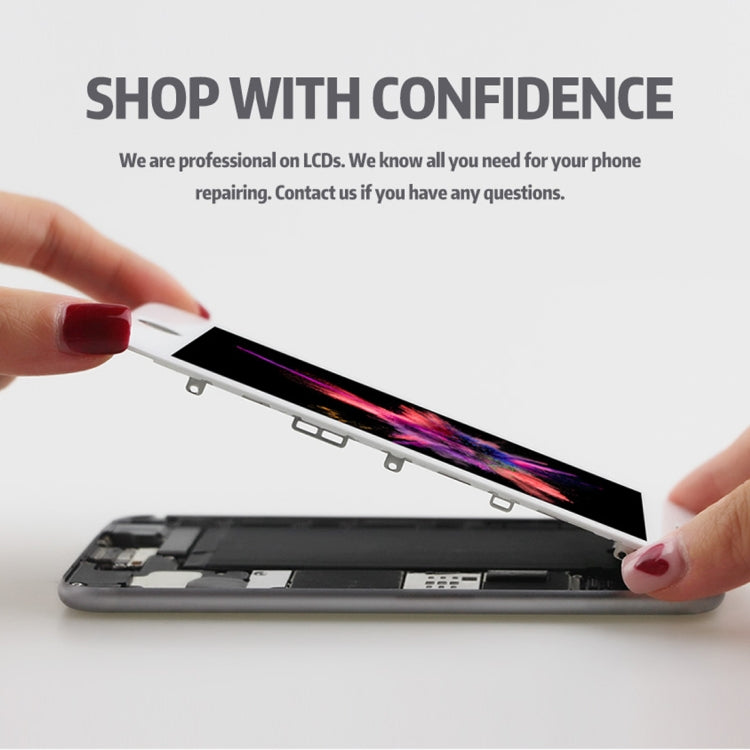Original LCD Screen for iPhone 6S with Digitizer Full Assembly (White) - free shipping - PMC TechLife - Order now!