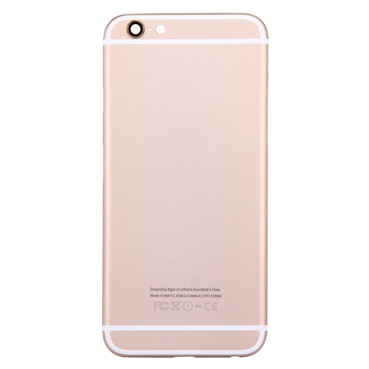 5 in 1 for iPhone 6s (Back Cover + Card Tray + Volume Control Key + Power Button + Mute Switch Vibrator Key) Full Assembly Housing Cover(Gold) - free shipping - PMC TechLife - Order now!