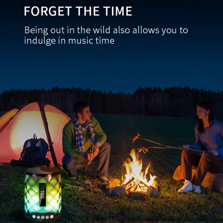 T&G TG155 Bluetooth 4.2 Mini Portable Wireless Bluetooth Speaker with Colorful Lights(Black) - Mini Speaker by T&G | Online Shopping South Africa | PMC TechLife | Buy Now Pay Later Mobicred