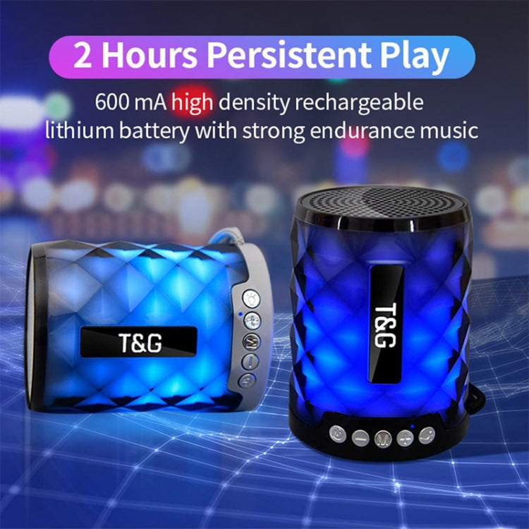 T&G TG155 Bluetooth 4.2 Mini Portable Wireless Bluetooth Speaker with Colorful Lights(Blue) - Mini Speaker by T&G | Online Shopping South Africa | PMC TechLife | Buy Now Pay Later Mobicred