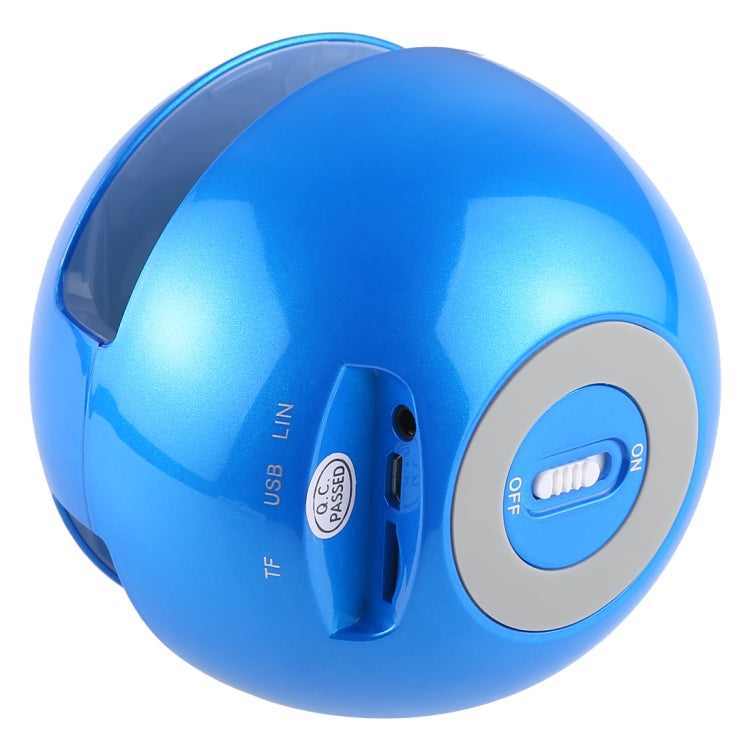 BT-118 Mini Wireless Bluetooth Speaker with Breathing Light, Support Hands-free / TF Card / AUX(Blue) - free shipping - PMC TechLife - Order now!