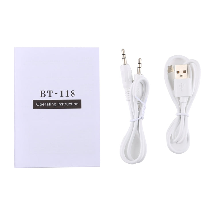 BT-118 Mini Wireless Bluetooth Speaker with Breathing Light, Support Hands-free / TF Card / AUX(Blue) - free shipping - PMC TechLife - Order now!