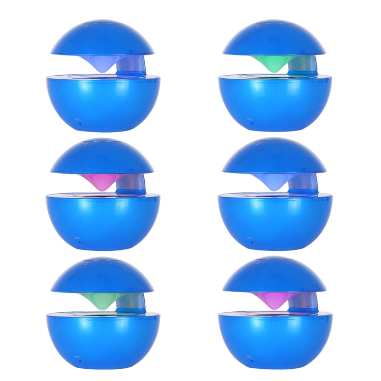 BT-118 Mini Wireless Bluetooth Speaker with Breathing Light, Support Hands-free / TF Card / AUX(Blue) - free shipping - PMC TechLife - Order now!