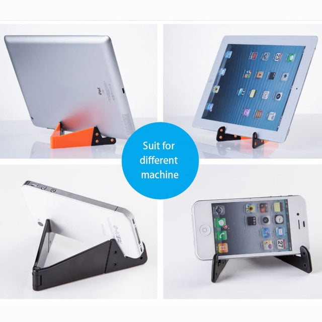 V Shape Universal Mobile Phone Tablet Bracket Holder (Purple) - Desktop Holder by PMC TechLife | Online Shopping South Africa | PMC TechLife