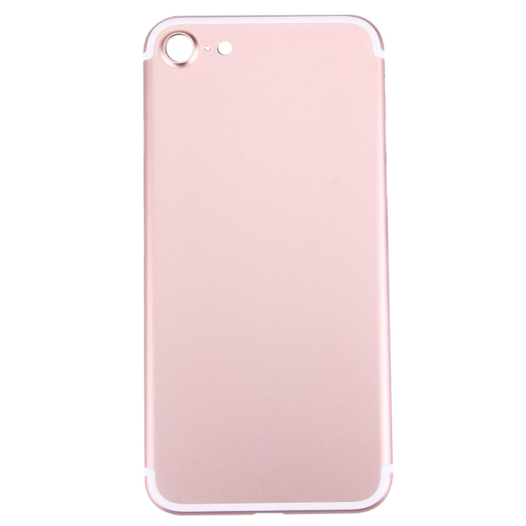 5 in 1 for iPhone 7 (Back Cover + Card Tray + Volume Control Key + Power Button + Mute Switch Vibrator Key) Full Assembly Housing Cover(Rose Gold) - Back Cover by PMC TechLife | Online Shopping South Africa | PMC TechLife