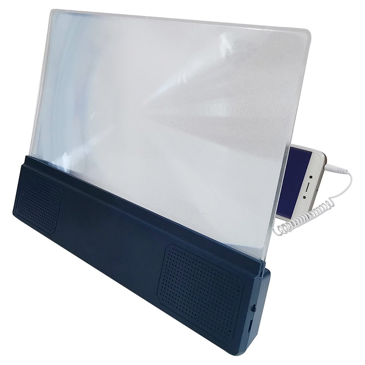 F5 12 inch Universal Mobile Phone Screen Amplifier HD Video Amplifier with Stand & Speaker, Charging Version - Screen Magnifier by PMC TechLife | Online Shopping South Africa | PMC TechLife