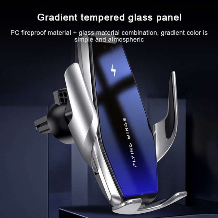 S7 15W QI 360 Degree Rotatable Infrared Induction Car Air Outlet Wireless Charging Mobile Phone Holder for 4.0-6.5 inch Mobile Phones(Gold) - free shipping - PMC TechLife - Order now!