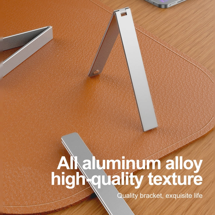 R-JUST PB07 Linear Shape Magnetic Folding Portable Aluminum Alloy Tablet Holder - Hand-Sticking Bracket by R-JUST | Online Shopping South Africa | PMC TechLife