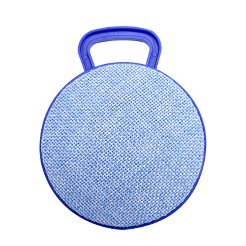 A01L Cloth Texture Round Portable Mini Bluetooth Speaker, Support Hands-free Call & TF Card(Blue) - Mini Speaker by PMC TechLife | Online Shopping South Africa | PMC TechLife
