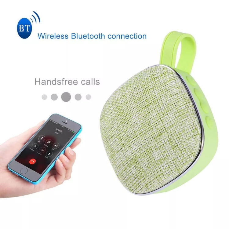 X25new Cloth Texture Square Portable Mini Bluetooth Speaker, Support Hands-free Call & TF Card & AUX(Orange) - Mini Speaker by PMC TechLife | Online Shopping South Africa | PMC TechLife