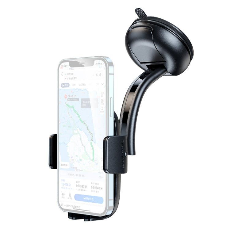 USAMS ZJ063 Car Center Console Retractable Phone Holder for 4.7-7.2 inch Mobile Phones (Black) - Universal Car Holders by USAMS | Online Shopping South Africa | PMC TechLife | Buy Now Pay Later Mobicred