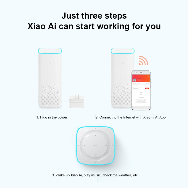 Xiaomi AI Speaker Support Dual-band WiFi & Bluetooth 4.1 & A2DP Music Playback - free shipping - PMC TechLife - Order now!