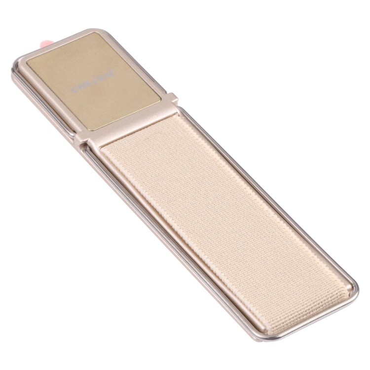 cmzwt CPS-030 Adjustable Folding Magnetic Mobile Phone Holder Bracket with Grip (Gold) - Hand-Sticking Bracket by PMC TechLife | Online Shopping South Africa | PMC TechLife