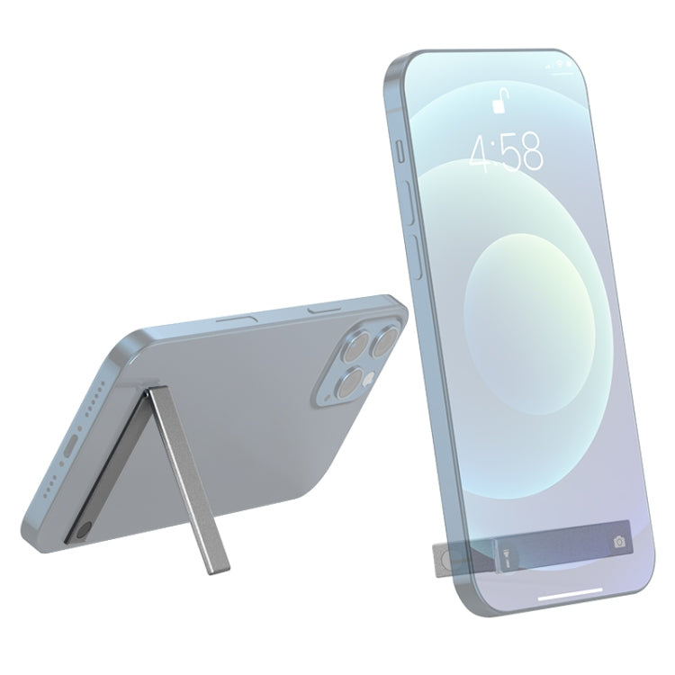 R-JUST SJ07 Linear Shape Magnetic Folding Portable Aluminum Alloy Mobile Phone Holder - Hand-Sticking Bracket by R-JUST | Online Shopping South Africa | PMC TechLife | Buy Now Pay Later Mobicred
