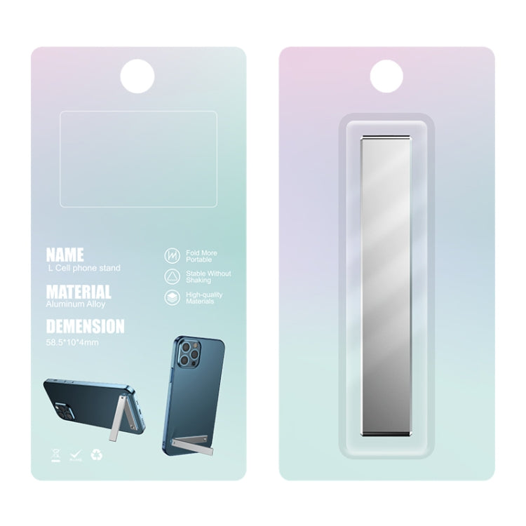 R-JUST SJ07 Linear Shape Magnetic Folding Portable Aluminum Alloy Mobile Phone Holder - Hand-Sticking Bracket by R-JUST | Online Shopping South Africa | PMC TechLife | Buy Now Pay Later Mobicred