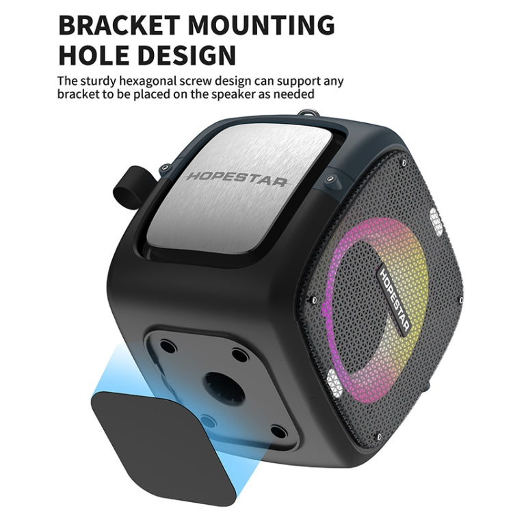 HOPESTAR Party One RGB Lighting Wireless Bluetooth Speaker (Grey) - free shipping - PMC TechLife - Order now!
