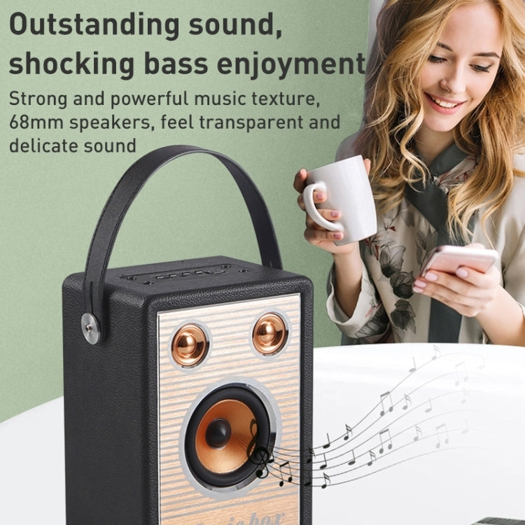 Handheld Wireless Bluetooth Speaker (Black) - Desktop Speaker by PMC TechLife | Online Shopping South Africa | PMC TechLife